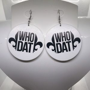 Who Dat Earrings